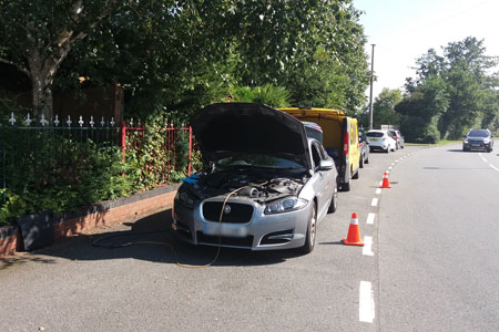 diesel in petrol jaguar xf removed
