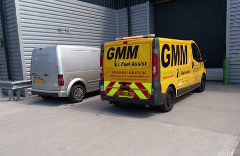 diesel in petrol van removed