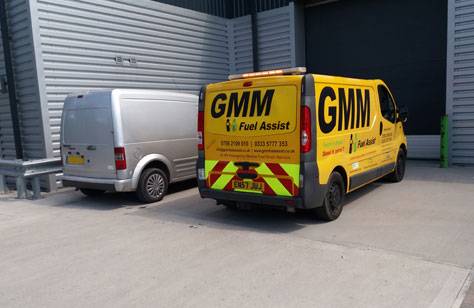 diesel in petrol van removed