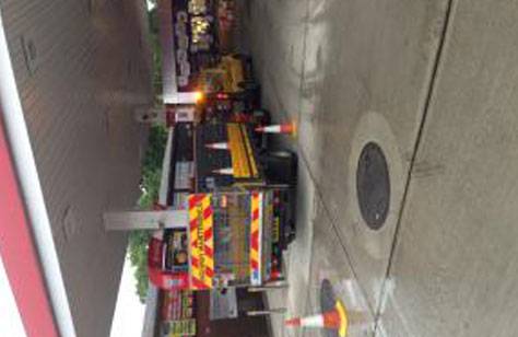 fixed diesel in petrol in truck